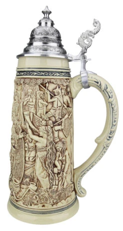 King Limitaet 2018 | Old German Victory Feast Antique Style Beer Stein 10 King Limitaet 2018 | Old German Victory Feast Antique Style Beer Stein -Beer Stein Store King Limitaet 2018 Old German Victory Feast Antique Style Beer Stein K2048E RS SM 73034.1523580183