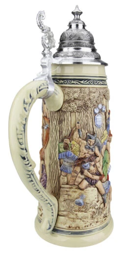 King Limitaet 2018 | Old German Victory Feast Handpainted Beer Stein 11 King Limitaet 2018 | Old German Victory Feast Handpainted Beer Stein -Beer Stein Store King Limitaet 2018 Old German Victory Feast Handpainted Beer Stein K2048B Back SM 89111.1523571080