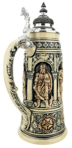 King Limitaet 2023 | Crusaders Antique Style Beer Stein 12 King Limitaet 2023 | Crusaders Antique Style Beer Stein -Beer Stein Store King Limitaet 2023 Crusaders Antique Style Beer Stein K2053E Back SM 98563.1678917790
