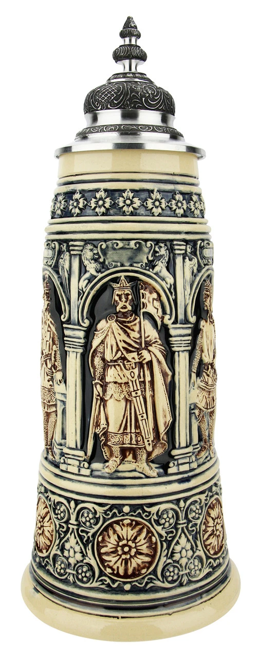 King Limitaet 2023 | Crusaders Antique Style Beer Stein 4 King Limitaet 2023 | Crusaders Antique Style Beer Stein - Image 2