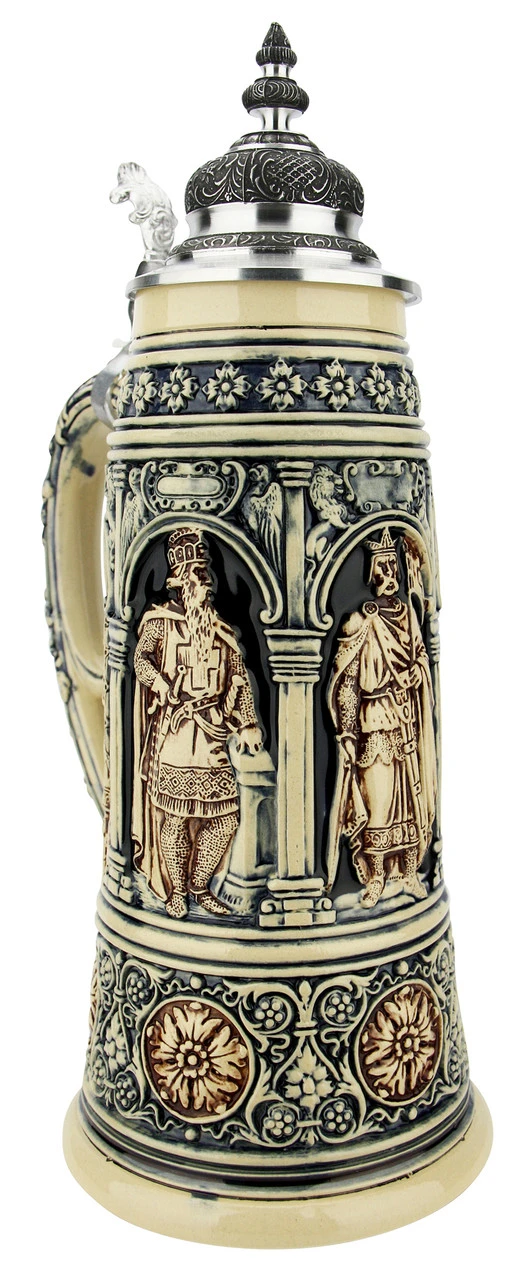 King Limitaet 2023 | Crusaders Antique Style Beer Stein 3 King Limitaet 2023 | Crusaders Antique Style Beer Stein