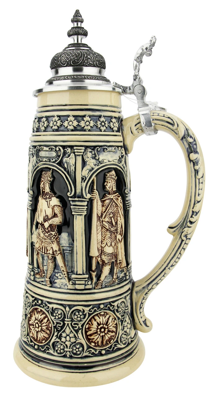 King Limitaet 2023 | Crusaders Antique Style Beer Stein 6 King Limitaet 2023 | Crusaders Antique Style Beer Stein - Image 4