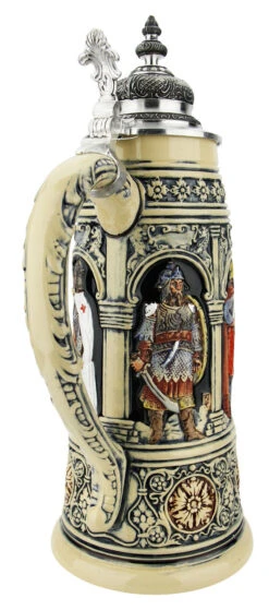 King Limitaet 2023 | Crusaders Handpainted Beer Stein 12 King Limitaet 2023 | Crusaders Handpainted Beer Stein -Beer Stein Store King Limitaet 2023 Crusaders Handpainted Beer Stein K2053B Back SM 23997.1678916080