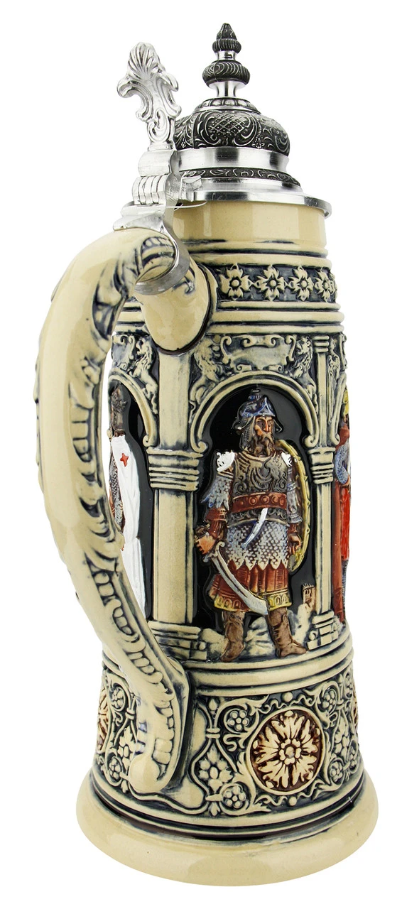 King Limitaet 2023 | Crusaders Handpainted Beer Stein 7 King Limitaet 2023 | Crusaders Handpainted Beer Stein - Image 5