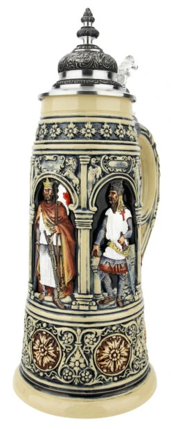King Limitaet 2023 | Crusaders Handpainted Beer Stein 10 King Limitaet 2023 | Crusaders Handpainted Beer Stein -Beer Stein Store King Limitaet 2023 Crusaders Handpainted Beer Stein K2053B RA SM 45131.1678916192