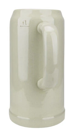 King Werk Gray Glaze Stoneware Beer Mug 1 Liter 9 King Werk Gray Glaze Stoneware Beer Mug 1 Liter -Beer Stein Store King Werk Gray Glaze Stoneware Beer Mug 1 Liter K400 1L Back SM 85107.1524511200