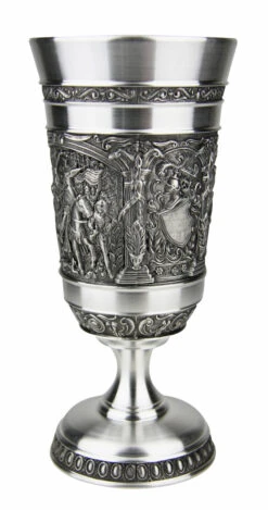 Knights Pewter Wine Goblet 9 Knights Pewter Wine Goblet -Beer Stein Store Knights Pewter Wine Cup DN8550Z S3 SM 40400.1541612954