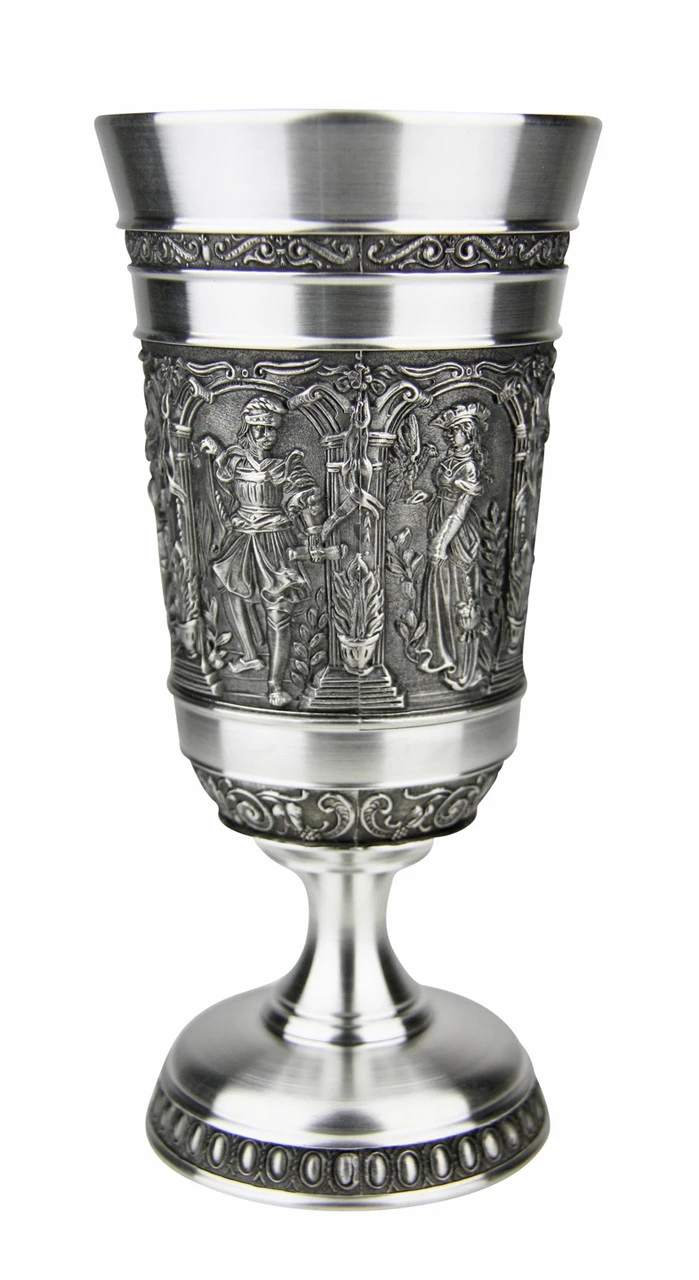 Knights Pewter Wine Goblet 5 Knights Pewter Wine Goblet - Image 3