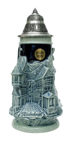 Rhein River Towns Souvenir Beer Stein Cobalt 7 Rhein River Towns Souvenir Beer Stein Cobalt -Beer Stein Store Koln Rudesheim Koblenz Souviner Beer Stein KT0635EZ Fnt SM 66355.1401735867