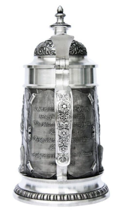 Land Of Bavaria Pewter Beer Stein 10 Land Of Bavaria Pewter Beer Stein -Beer Stein Store Land of Bavaria Pewter Beer Stein DN8645SZ Back SM 18021.1398609488