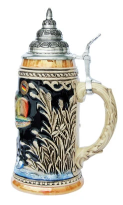 Large Mouth Bass Beer Stein 7 Large Mouth Bass Beer Stein -Beer Stein Store Large Mouth Bass Beer Stein K317 RS SM 22952.1401397534