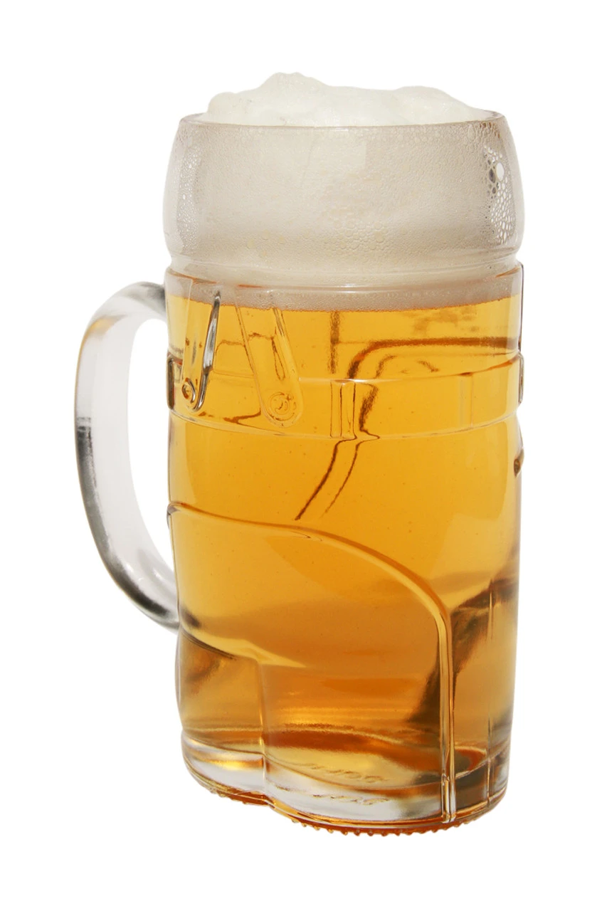 Lederhosen Glass Beer Mug 0.5 Liter 7 Lederhosen Glass Beer Mug 0.5 Liter - Image 5