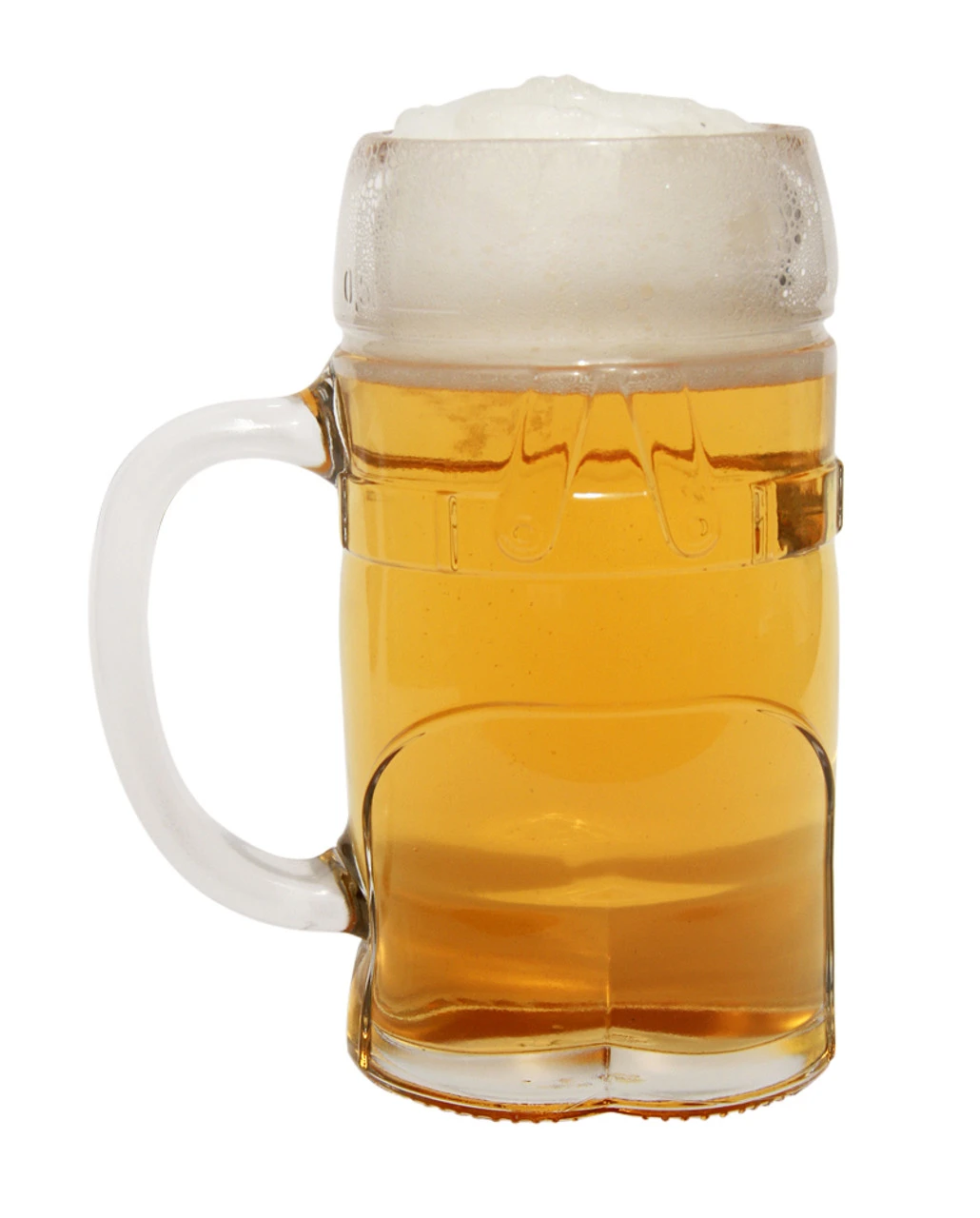 Lederhosen Glass Beer Mug 0.5 Liter 6 Lederhosen Glass Beer Mug 0.5 Liter - Image 4