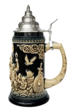 Leif Erikssen Viking Beer Stein Cobalt 9 Leif Erikssen Viking Beer Stein Cobalt -Beer Stein Store Leif Erikssen Viking Beer Stein Cobalt K1011BLE RS SM 58710.1417531238