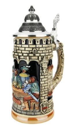 Lifes A Gamble Medieval Themed Beer Stein 11 Lifes A Gamble Medieval Themed Beer Stein -Beer Stein Store Lifes a Gamble Medieval Themed Beer Stein KT1290BZ RA SM 01177.1618429313
