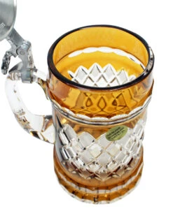 Lord Of Crystal Beer Stein Amber 14 Lord Of Crystal Beer Stein Amber -Beer Stein Store Lord of Crystal Beer Stein Amber K6001A OD SM 47411.1490276207