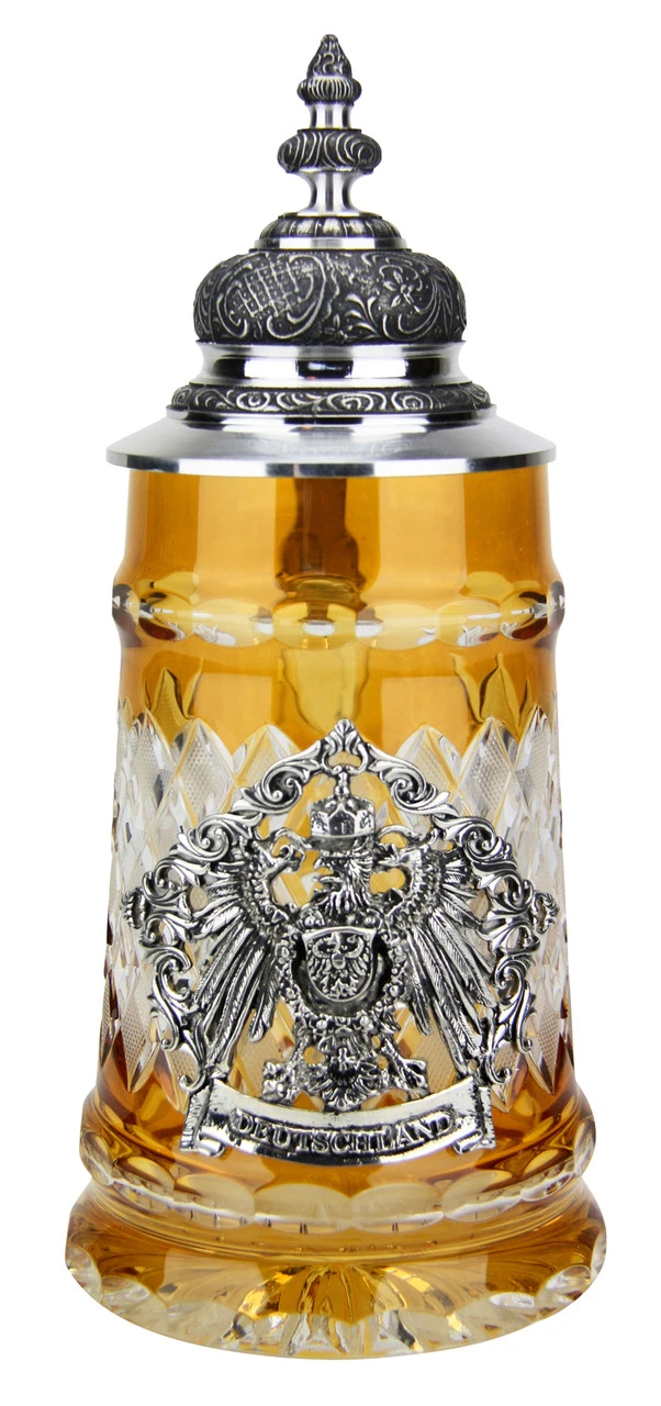 Lord Of Crystal Deutschland Beer Stein Amber 4 Lord Of Crystal Deutschland Beer Stein Amber - Image 2