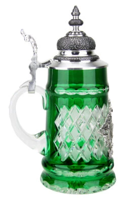Lord Of Crystal Deutschland Beer Stein Green 12 Lord Of Crystal Deutschland Beer Stein Green -Beer Stein Store Lord of Crystal Deutschland Beer Stein Green K6002G LS SM 47027.1490046606
