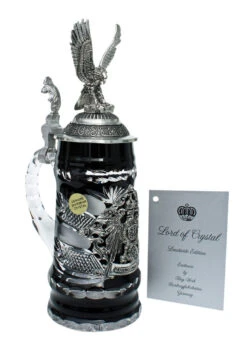 Lord Of Crystal German Eagle Beer Stein 7 Lord Of Crystal German Eagle Beer Stein -Beer Stein Store Lord of Crystal German Eagle Beer Stein Angle SM 65426.1399045684