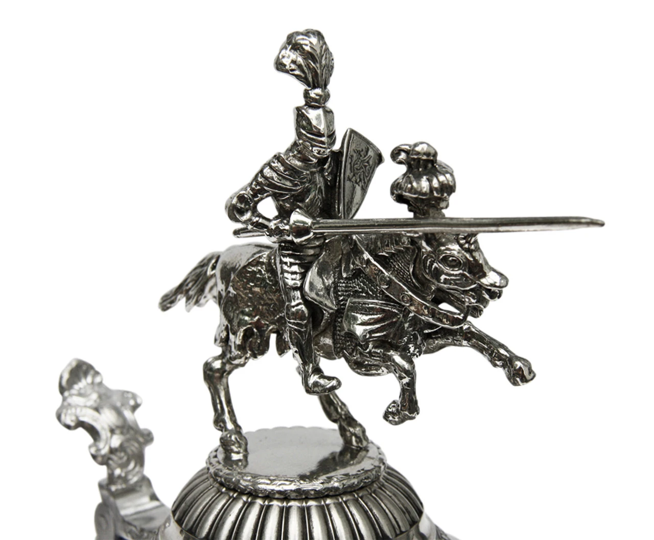 Lord Of Crystal German Knight Beer Stein Amber 4 Lord Of Crystal German Knight Beer Stein Amber - Image 2