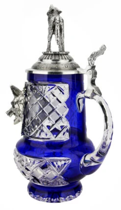 Lord Of Crystal Wolf German Beer Stein Blue | 3D Howling Wolf Lid 20 Lord Of Crystal Wolf German Beer Stein Blue | 3D Howling Wolf Lid -Beer Stein Store Lord of Crystal Wolf German Beer Stein Blue 3D Howling Wolf Lid K6006BLWW BA1 SM 92120.1679769788