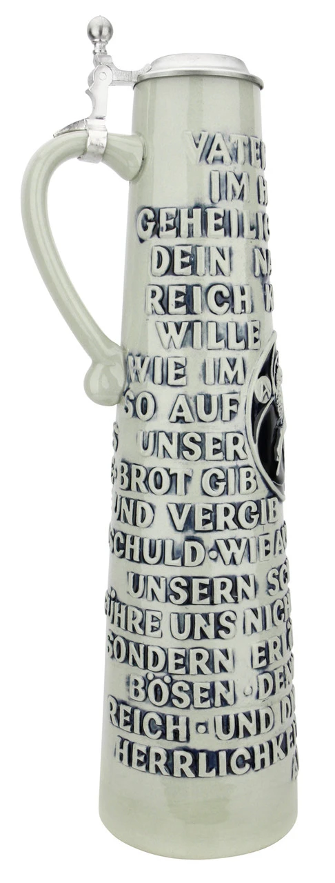 Lord's Prayer Beer Stein Cobalt With Ball Thumblift - Image 4