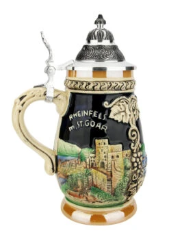 Loreley St. Goar Rhein River Beer Stein 9 Loreley St. Goar Rhein River Beer Stein -Beer Stein Store Loreley St. Goar Rhein River Beer Stein Full Color KT0234BZ LS SM 66012.1618261196