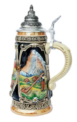 Lucerne Switzerland Beer Stein 6 Lucerne Switzerland Beer Stein -Beer Stein Store Lucerne Switzerland Beer Stein K303L RS SM 09387.1401397748