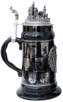 German States Beer Stein 9 German States Beer Stein -Beer Stein Store MC6189 LS SM 01790.1479152656