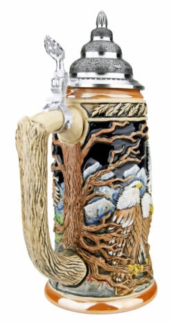 Majestic Eagle Beer Stein 12 Majestic Eagle Beer Stein -Beer Stein Store Majestic Eagle Beer Stein K958 Back SM 75093.1527115318