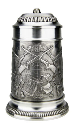 Marksman Pewter Beer Stein 8 Marksman Pewter Beer Stein -Beer Stein Store Marksman Pewter Beer Stein DN8665Z FNT SM 50000.1511080321