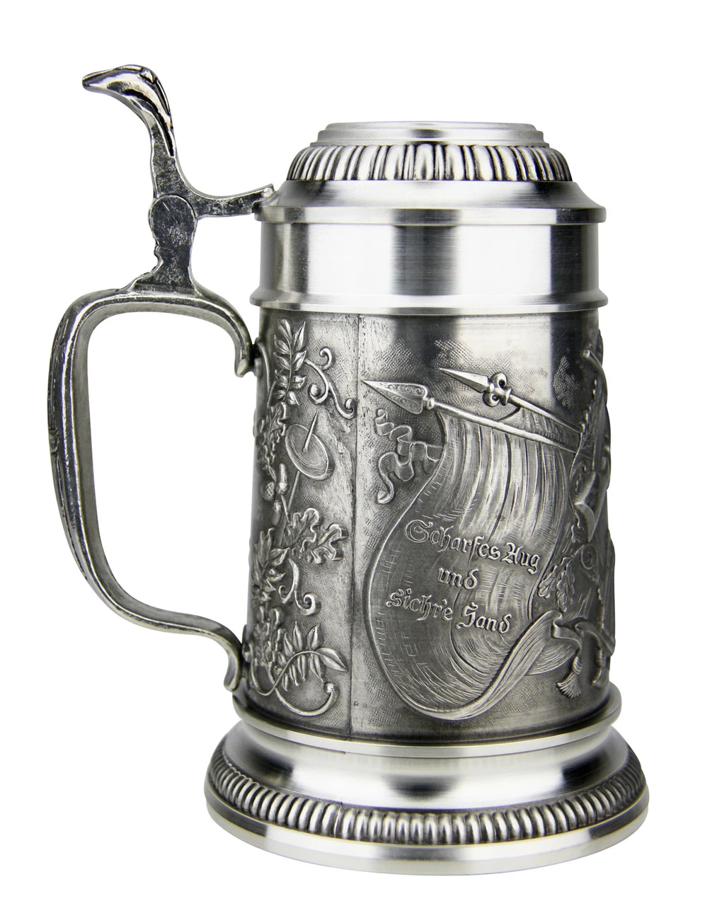 Marksman Pewter Beer Stein 6 Marksman Pewter Beer Stein - Image 4
