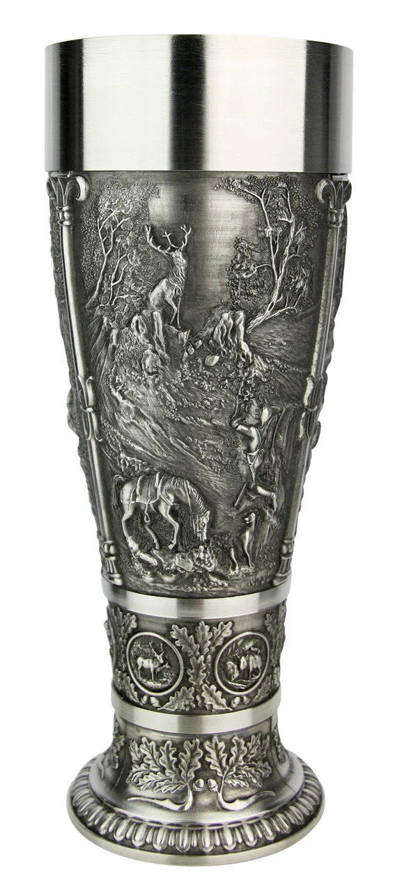 Marksman Pewter Wheat Beer Tulip 3 Marksman Pewter Wheat Beer Tulip