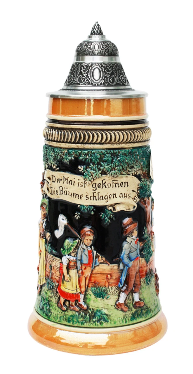 May Celebration Traditional Beer Stein 3 May Celebration Traditional Beer Stein