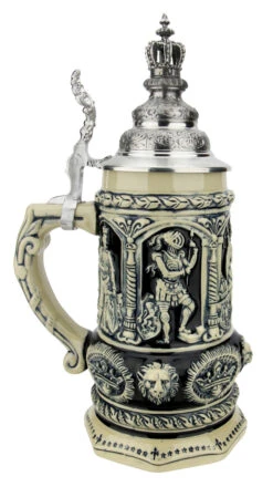 Medieval Holy Roman Emperor Beer Stein Cobalt With Crown Lid 13 Medieval Holy Roman Emperor Beer Stein Cobalt With Crown Lid -Beer Stein Store Medieval Holy Roman Emperor Beer Stein Cobalt with Crown Lid KT337EK LS SM 88507.1618859011