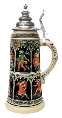 King Limitaet 2015 | Medieval Months Handpainted Beer Stein 8 King Limitaet 2015 | Medieval Months Handpainted Beer Stein -Beer Stein Store Medieval Months Limitat 2015 Beer Stein K2045B RS SM 31566.1423685814