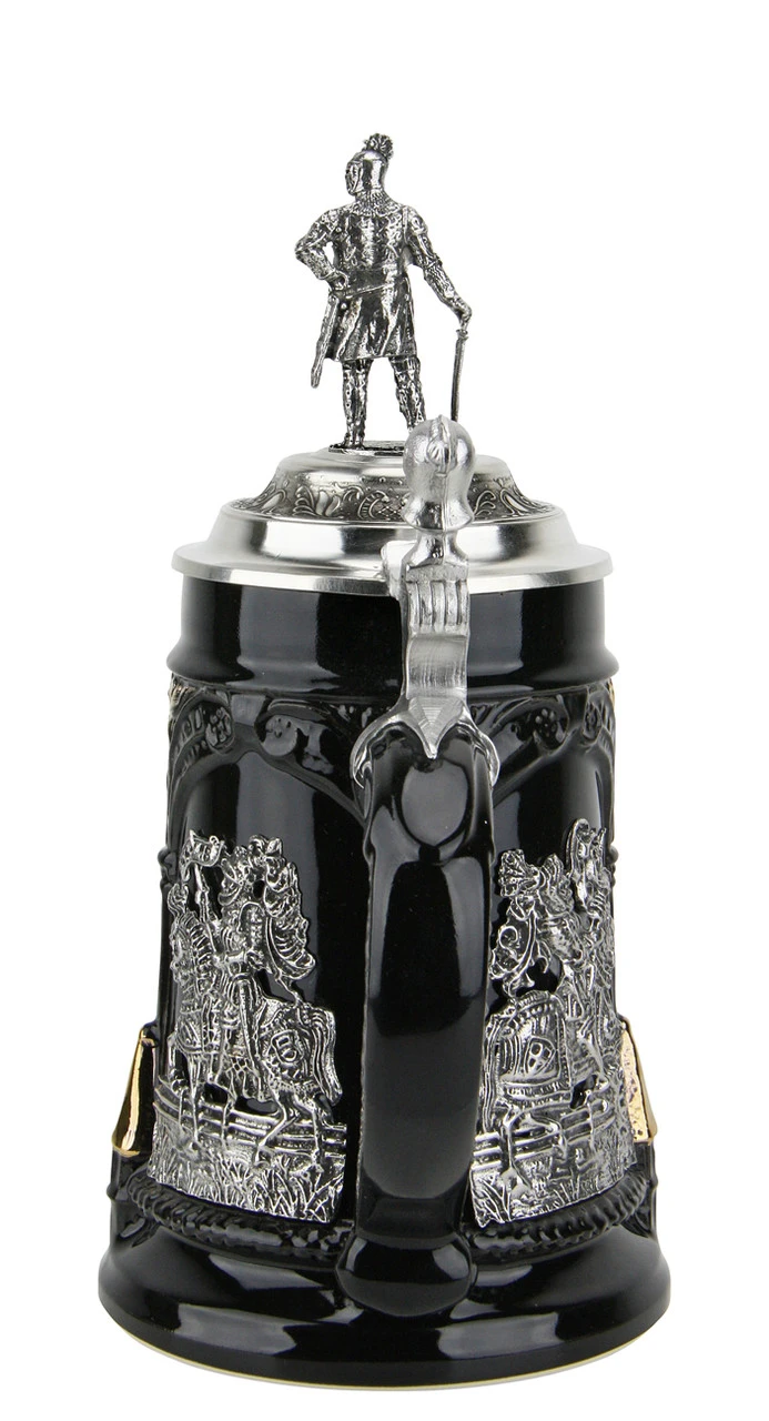 Medieval Tournament Beer Stein | Knight Lid 7 Medieval Tournament Beer Stein | Knight Lid - Image 5