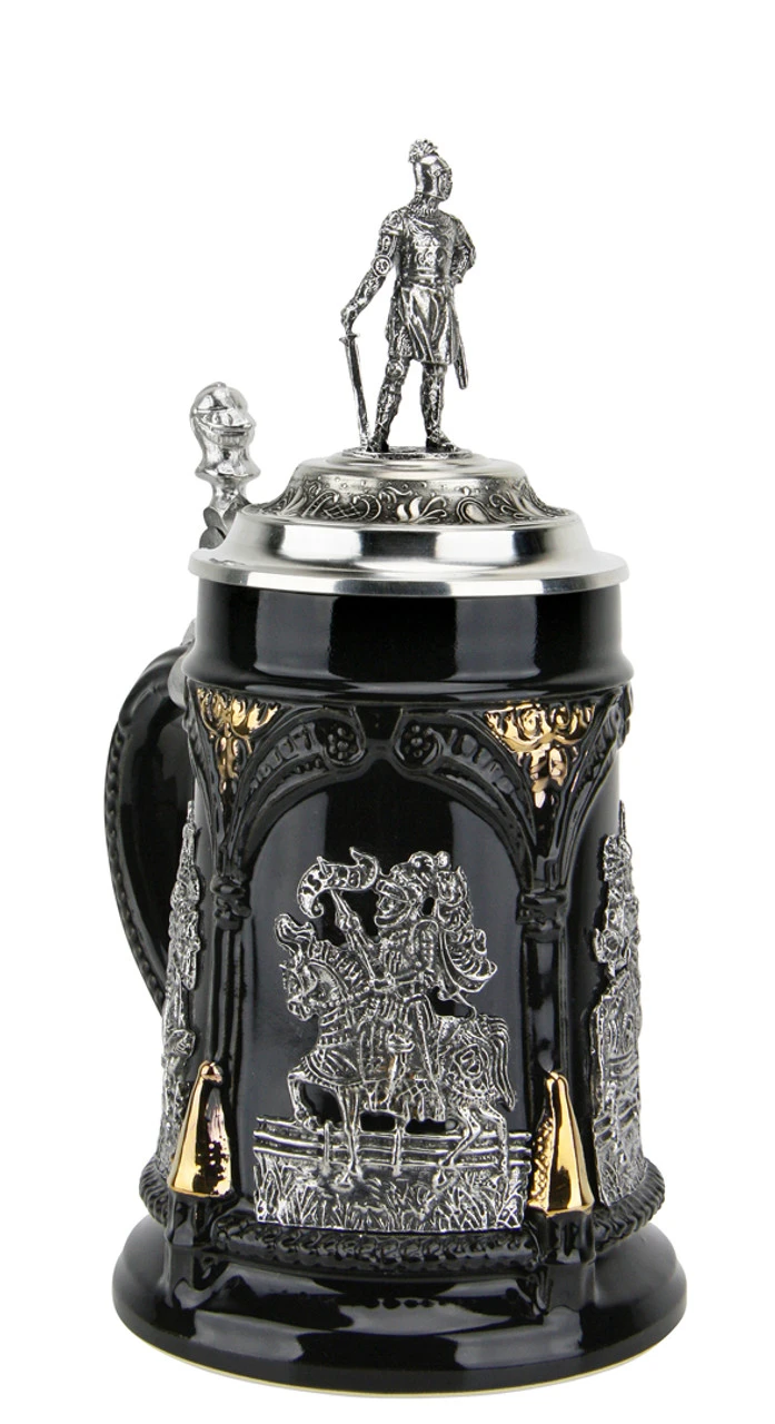 Medieval Tournament Beer Stein | Knight Lid 5 Medieval Tournament Beer Stein | Knight Lid - Image 3