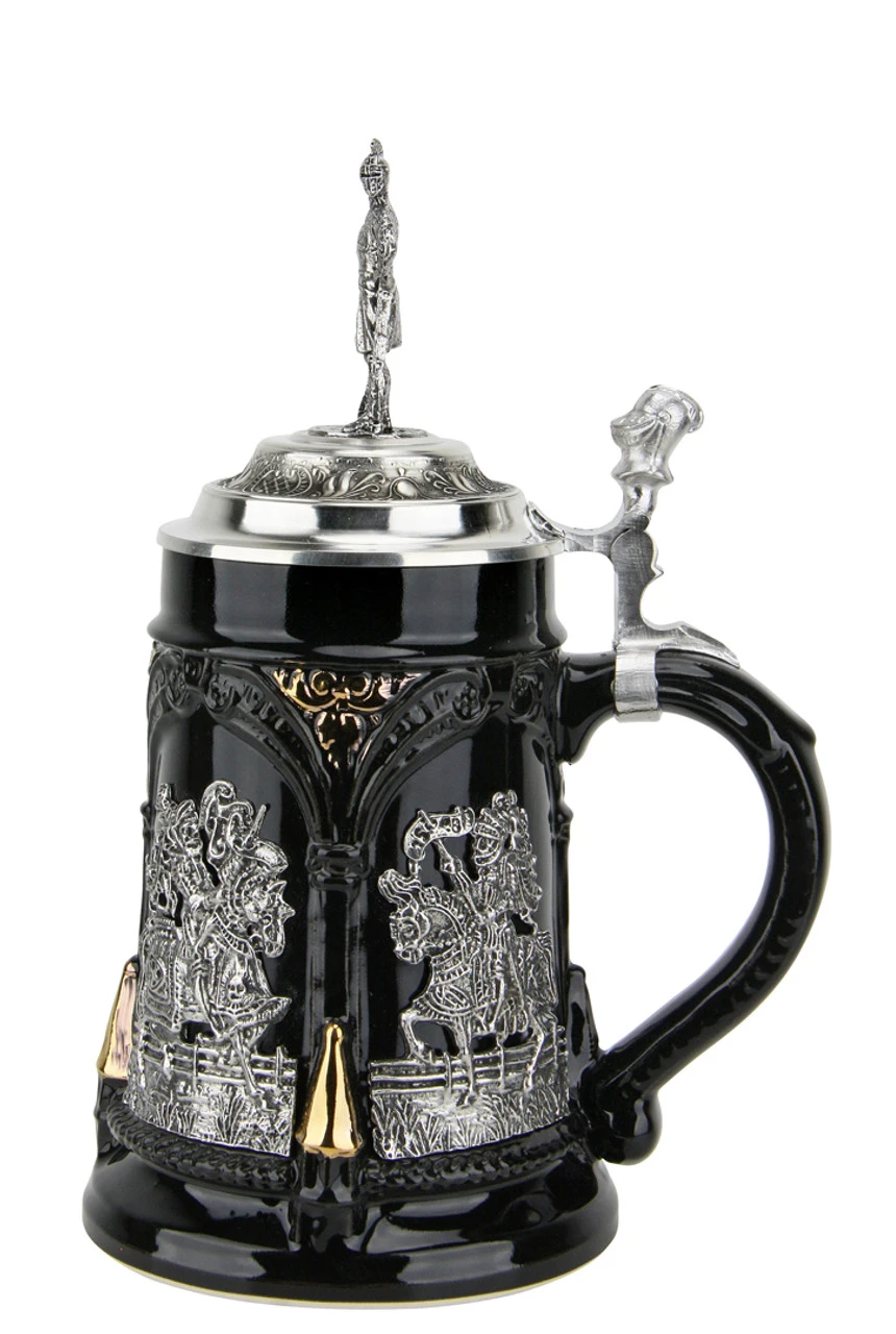 Medieval Tournament Beer Stein | Knight Lid 8 Medieval Tournament Beer Stein | Knight Lid - Image 6