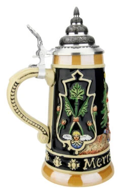Merry Christmas German Christmas Beer Stein 11 Merry Christmas German Christmas Beer Stein -Beer Stein Store Merry Christmas German Christmas Beer Stein K031 LS SM 34067.1585686214