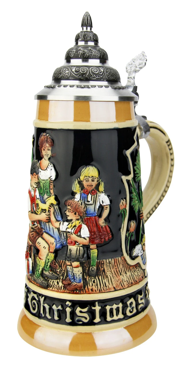 Merry Christmas German Christmas Beer Stein 5 Merry Christmas German Christmas Beer Stein - Image 3
