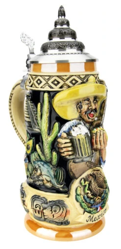 Mexico Beer Stein 8 Mexico Beer Stein -Beer Stein Store Mexico Beer Stein K393MEX LA SM 59329.1586808170
