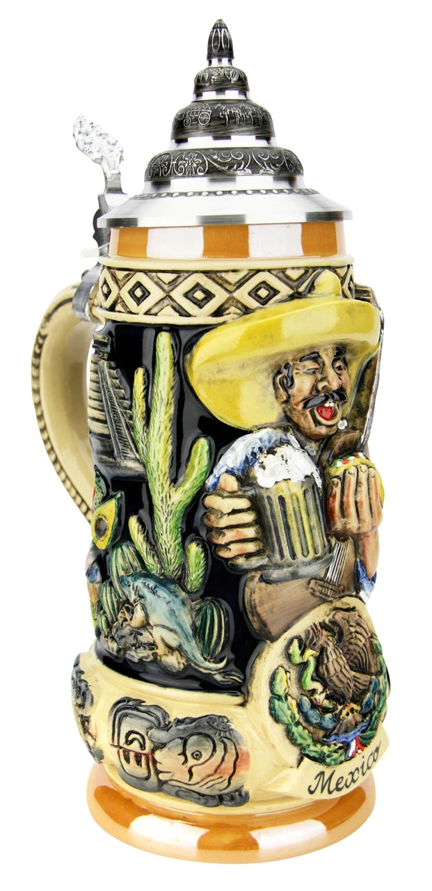 Mexico Beer Stein 4 Mexico Beer Stein - Image 2