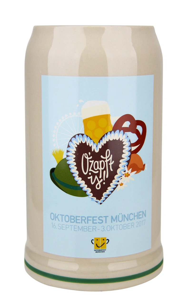 Munich 2017 Official Oktoberfest Beer Mug 3 Munich 2017 Official Oktoberfest Beer Mug