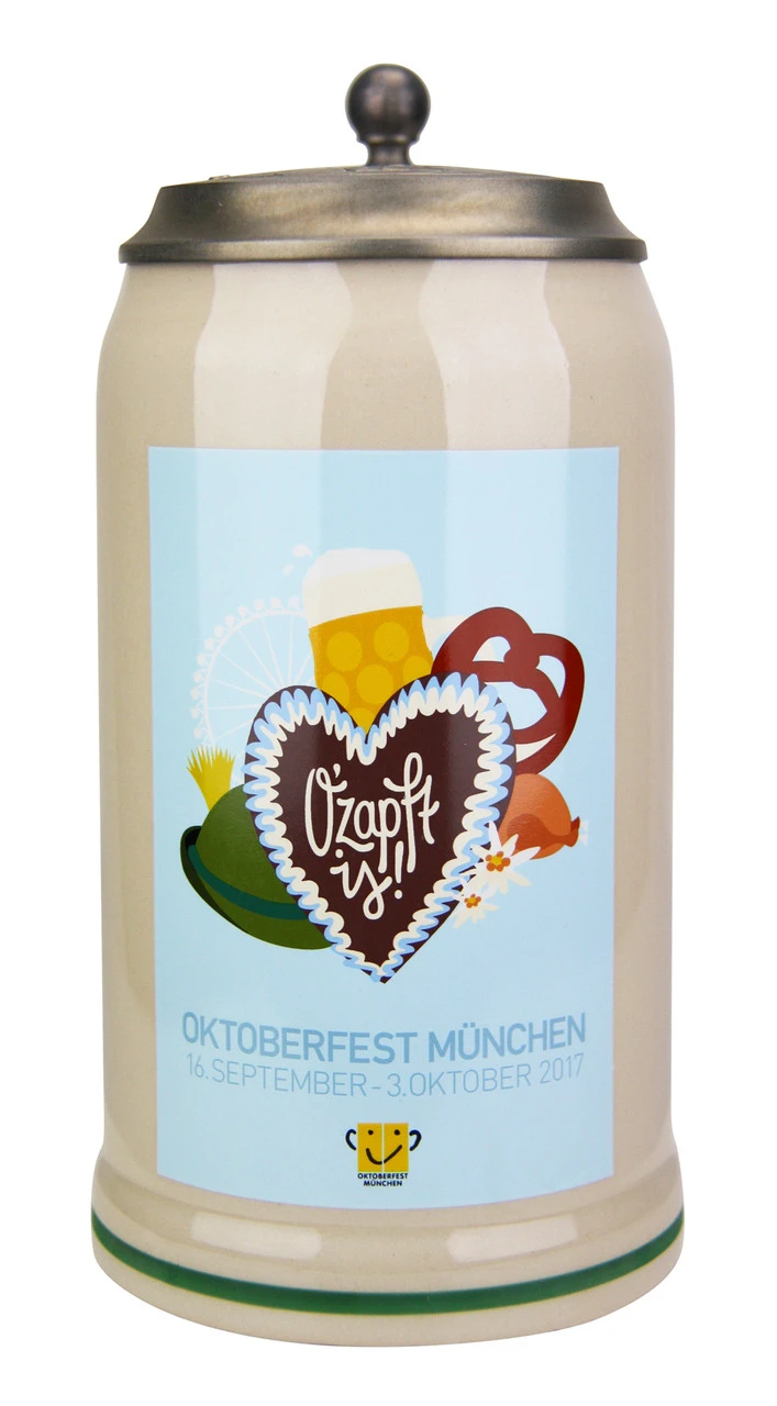 Munich 2017 Official Oktoberfest Beer Stein 4 Munich 2017 Official Oktoberfest Beer Stein - Image 2