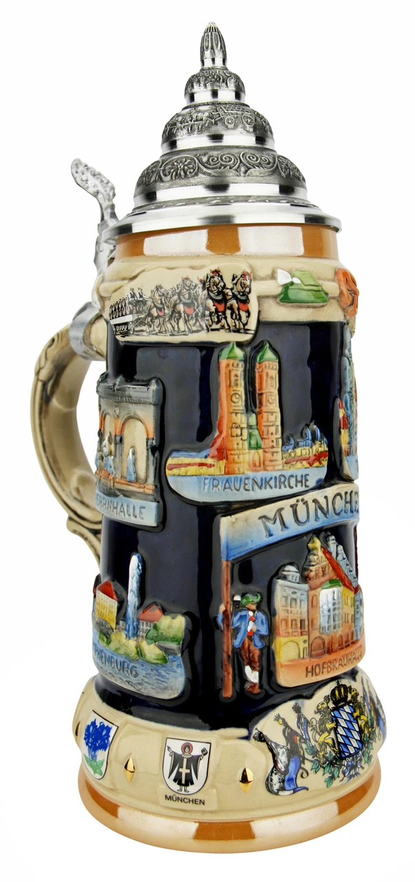 Munich Bavaria Souvenir Beer Stein 4 Munich Bavaria Souvenir Beer Stein - Image 2