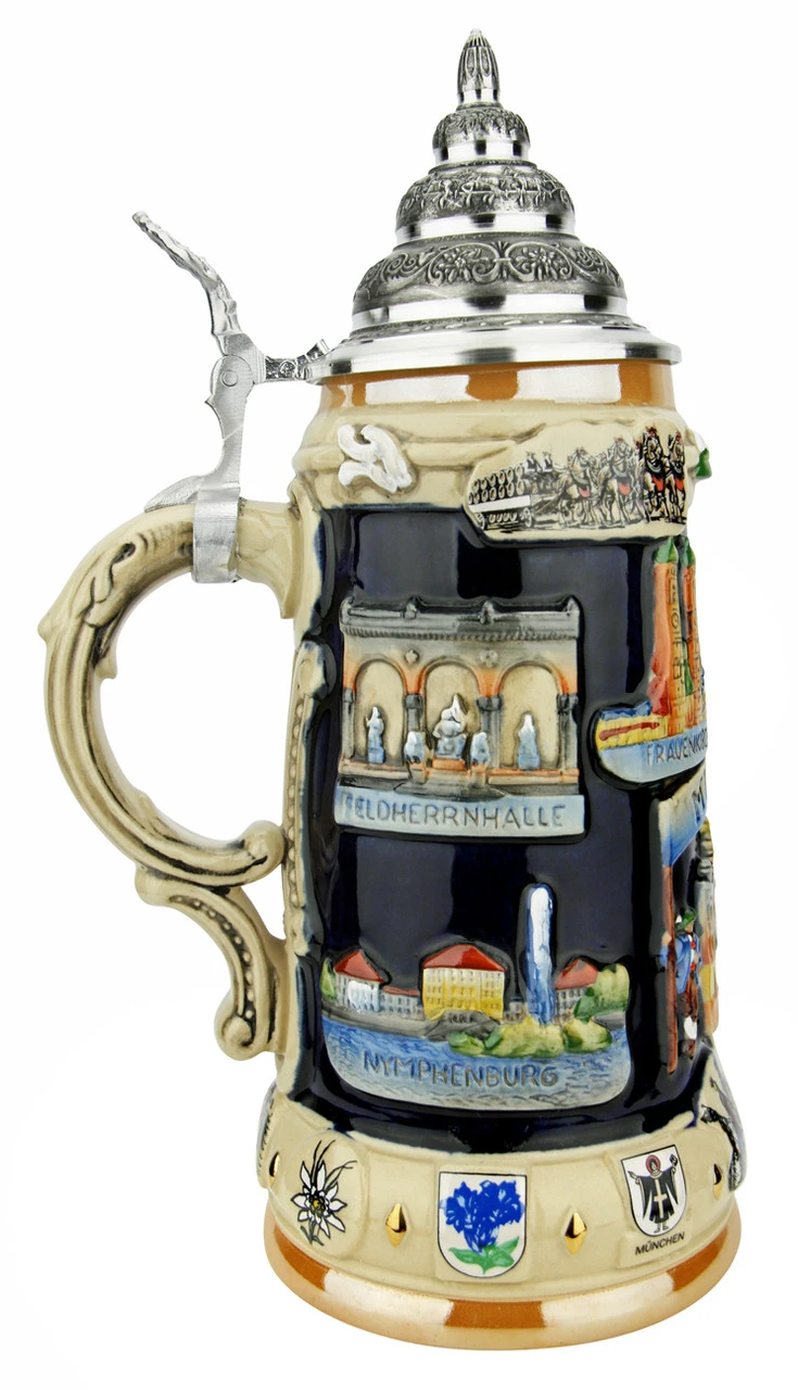Munich Bavaria Souvenir Beer Stein 5 Munich Bavaria Souvenir Beer Stein - Image 3
