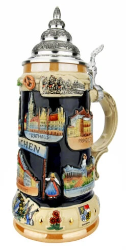 Munich Bavaria Souvenir Beer Stein 11 Munich Bavaria Souvenir Beer Stein -Beer Stein Store Munich Bavaria Souvenir Beer Stein K309M RA SM 84007.1649867207