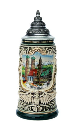 Munich City Skyline Beer Stein 0.4 Liter