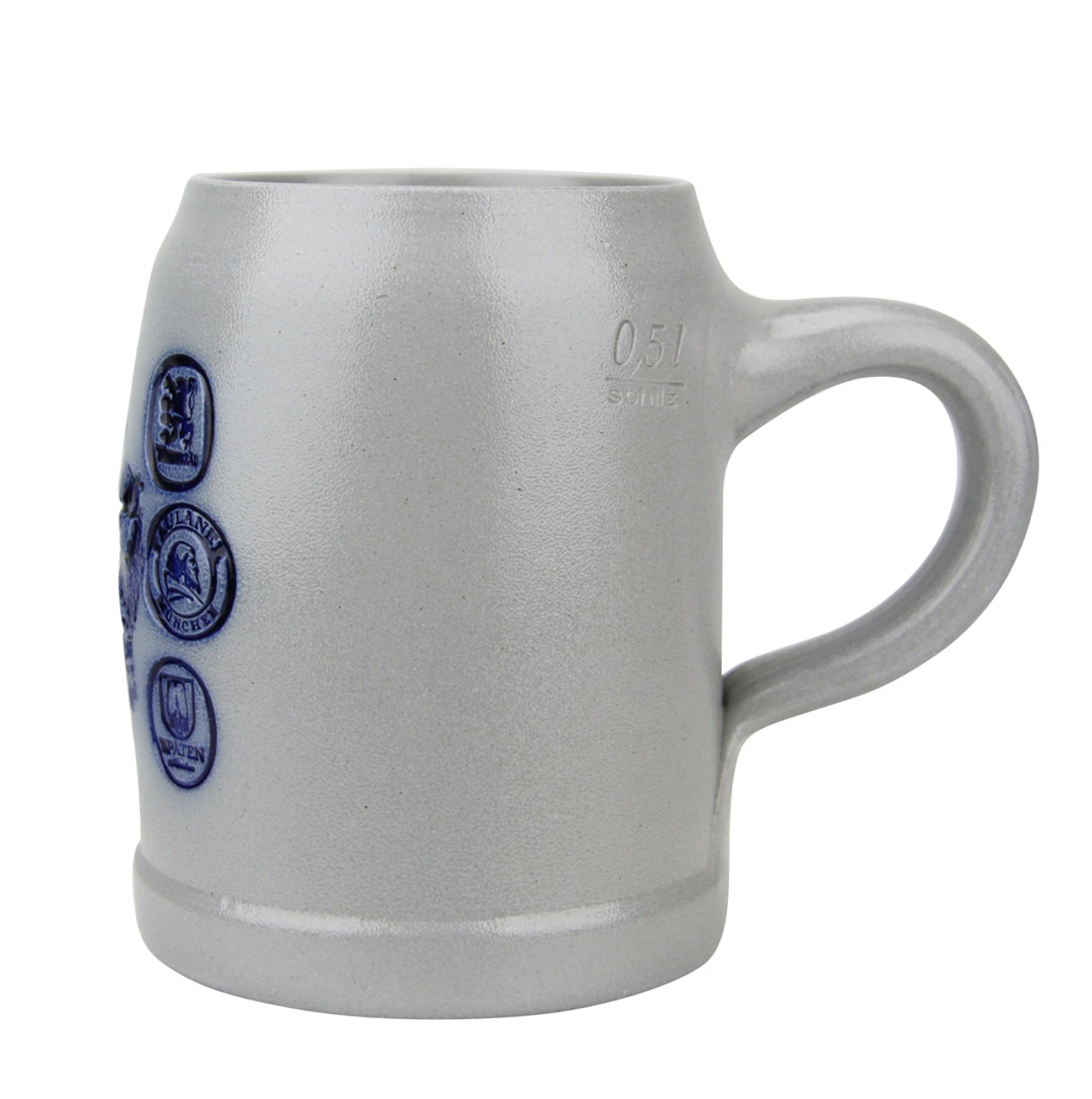 Munich Breweries 0.5 Liter Salt Glaze Stoneware Beer Mug 6 Munich Breweries 0.5 Liter Salt Glaze Stoneware Beer Mug - Image 4